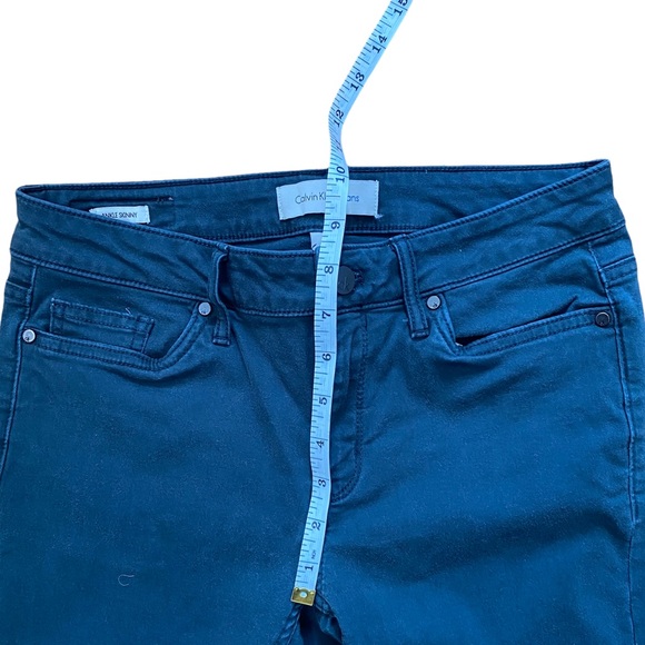 Calvin Klein Jeans Casual Winter‎ Preppy Holiday Chic Ankle Skinny Denim Jeans - Picture 8 of 10